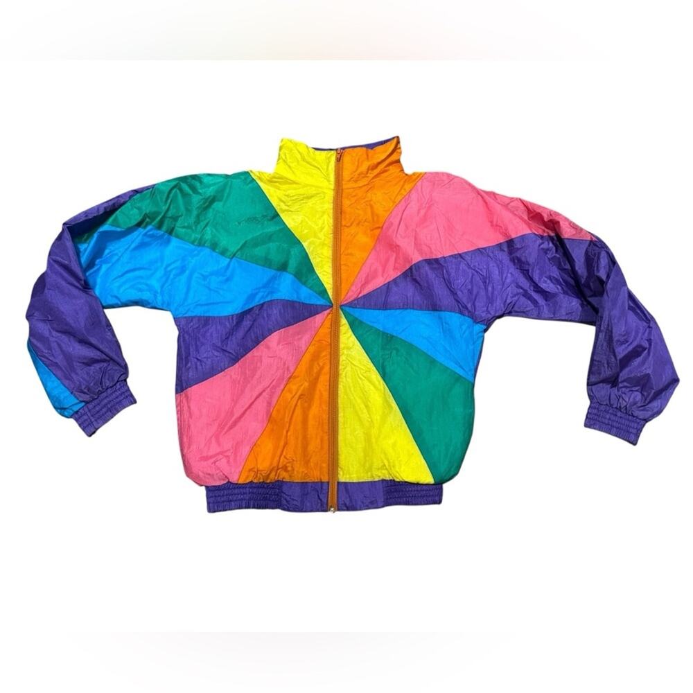 Tucano Girls Large (14) Colorful Windbreaker Jacket